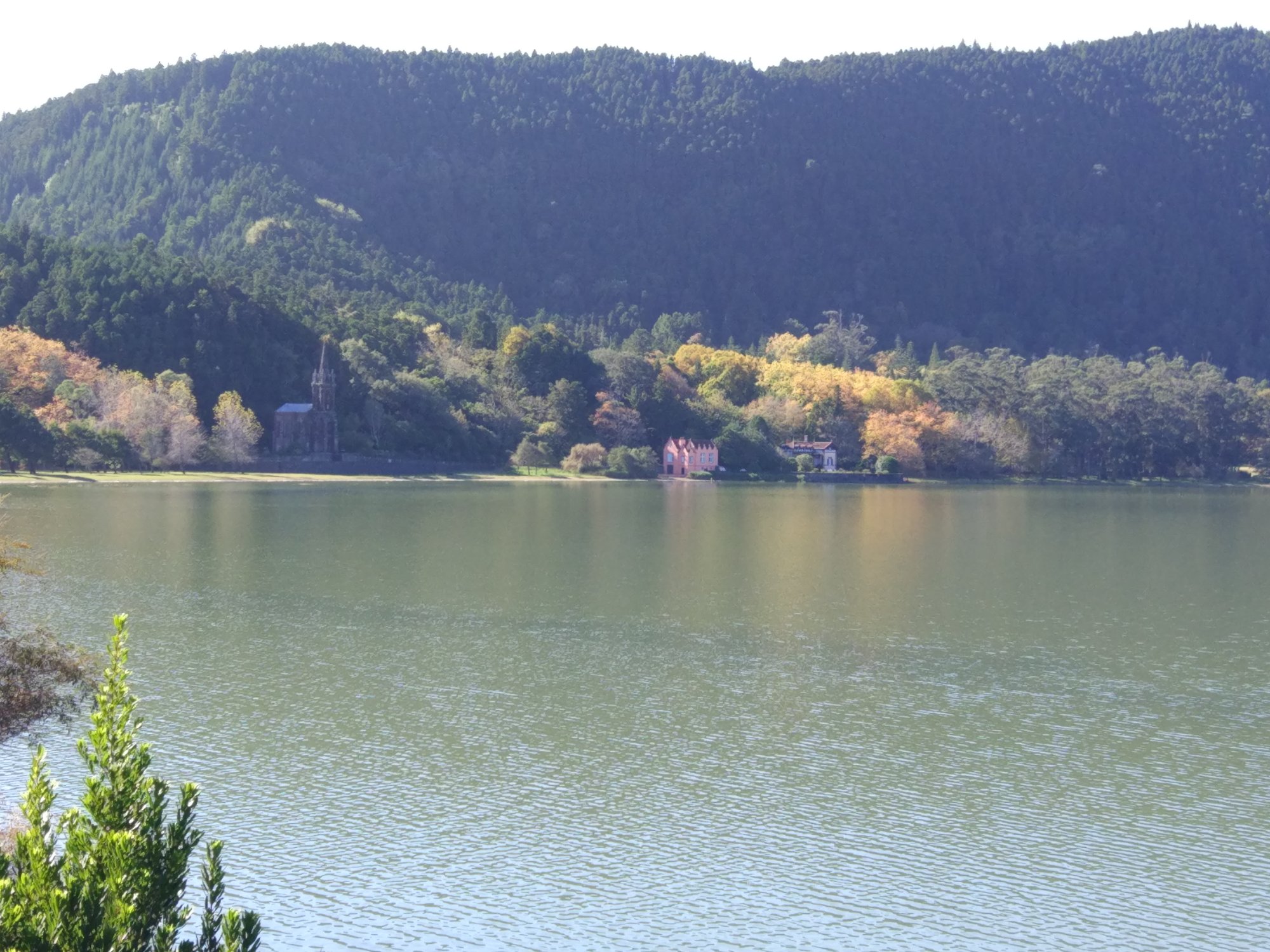Panoramic view of Lagoa das Furnas